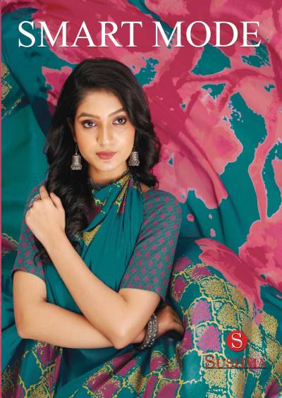 Smart Mode By Sushma Fancy Crape Dailywear Saree Collection